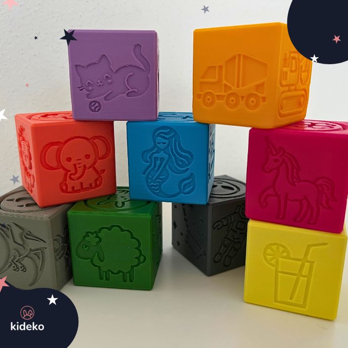 obtlačovacie kocky veža